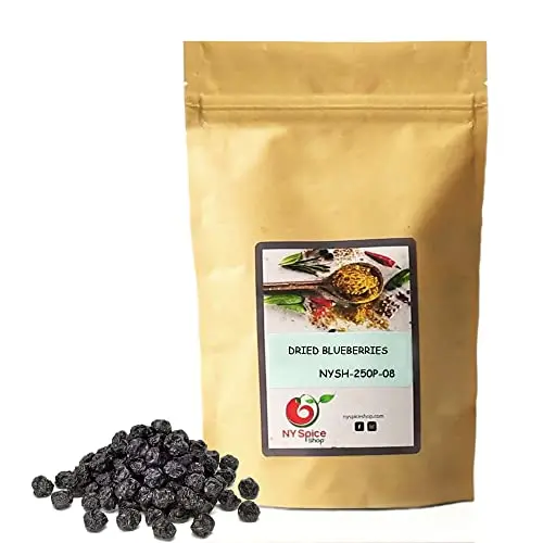 NY SPICE SHOP Whole Dried Blueberries - 8 Ounces Dried Blueberries
